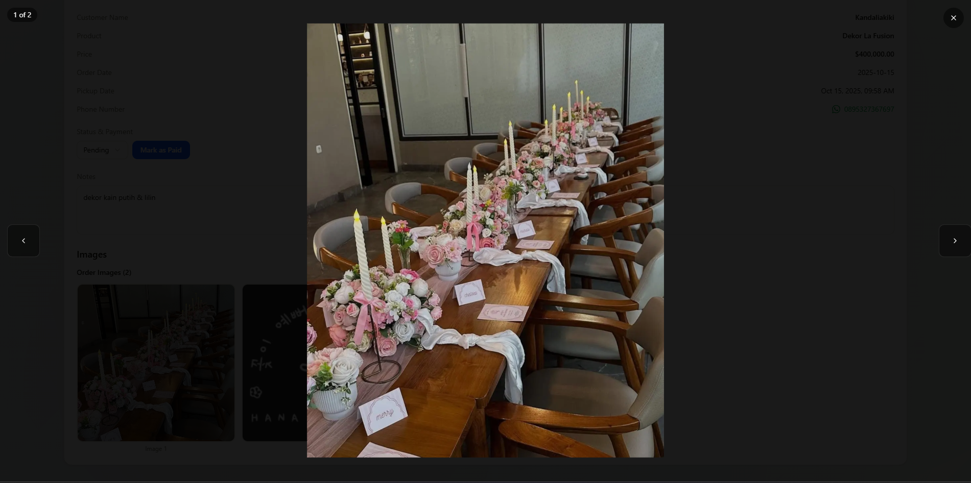 Order Management System preview