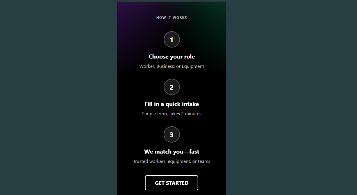 RapidOps Landing Page preview